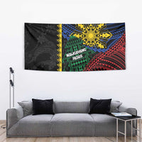 Philippines Christmas Tapestry Xmas Tree Filipino Tribal Patterns - Polynesian Pride