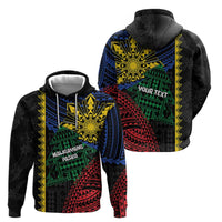 Personalised Philippines Christmas Zip Hoodie Xmas Tree Filipino Tribal Patterns DT05 - Polynesian Pride