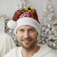 Rotuma Christmas Santa Hat Rotuma Myzomela Birds With Hibiscus Flowers - Polynesian Pride