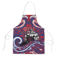 Samoa Gym Apron Muscle Samoan Tribal Waves - Polynesian Pride