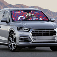 Samoa Gym Auto Sun Shade Muscle Samoan Tribal Waves - Polynesian Pride