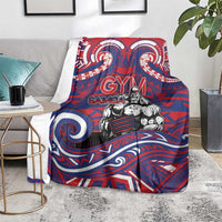 Samoa Gym Blanket Muscle Samoan Tribal Waves - Polynesian Pride