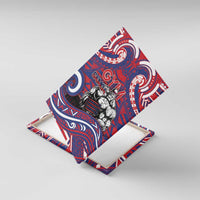 Samoa Gym Canvas Wall Art Muscle Samoan Tribal Waves - Polynesian Pride