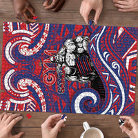 Samoa Gym Puzzle Muscle Samoan Tribal Waves - Polynesian Pride