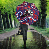 Samoa Gym Umbrella Muscle Samoan Tribal Waves - Polynesian Pride