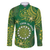 Personalised Cook Islands Family Matching Puletasi and Hawaiian Shirt Hibiscus Polynesian Tribal Pattern