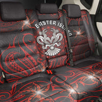 Easter Island Back Car Seat Cover Hibiscus Polynesian Tribal Pattern DT05 - Polynesian Pride