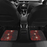Easter Island Car Mats Hibiscus Polynesian Tribal Pattern