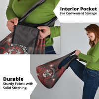 Easter Island Grocery Bag Hibiscus Polynesian Tribal Pattern