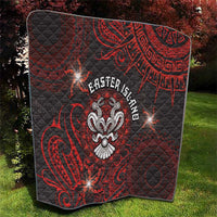 Easter Island Quilt Hibiscus Polynesian Tribal Pattern