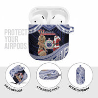Samoa Christmas AirPods Case Samoan Siva Dance With Santa - Polynesian Pride