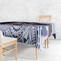 Samoa Christmas Tablecloth Samoan Siva Dance With Santa - Polynesian Pride