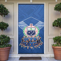 Toa Samoa Door Cover Samoan Warrior Spirit Rugby - Polynesian Pride