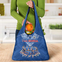 Toa Samoa Grocery Bag Samoan Warrior Spirit Rugby - Polynesian Pride