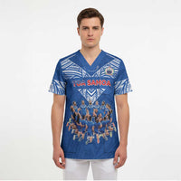 Toa Samoa Scrub Top Samoan Warrior Spirit Rugby - Polynesian Pride