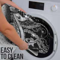 Maori Romantic Valentine Bathroom Set The Hongi Kiss Black Galaxy