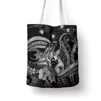 Maori Romantic Valentine Tote Bag The Hongi Kiss Black Galaxy