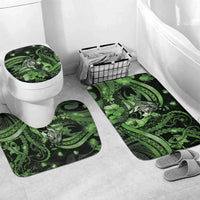 Maori Romantic Valentine Bathroom Set The Hongi Kiss Green Galaxy