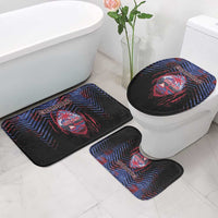 Guam Bathroom Set Chamorro Seal Tribal Scratch Design - Polynesian Pride