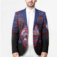 Personalised Guam Blazer Chamorro Seal Tribal Scratch Design - Polynesian Pride