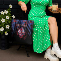 Guam Tote Bag Chamorro Seal Tribal Scratch Design - Polynesian Pride