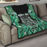 Aotearoa Ngati Awa Quilt Maori Tribal Green Marble Paua Shell Pattern
