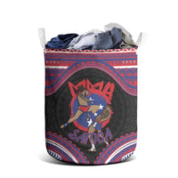 Samoa Mixed Martial Arts Laundry Basket Flying Knee Of Samoan - Polynesian Pride