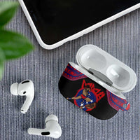 Samoa Mixed Martial Arts AirPods Case Flying Knee Of Samoan - Polynesian Pride