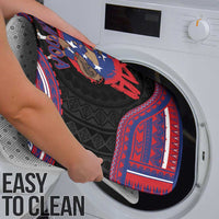 Samoa Mixed Martial Arts Bathroom Set Flying Knee Of Samoan - Polynesian Pride