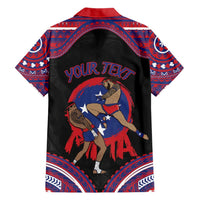 Personalised Samoa Mixed Martial Arts Hawaiian Shirt Flying Knee Of Samoan - Polynesian Pride