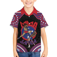 Personalised Samoa Mixed Martial Arts Hawaiian Shirt Flying Knee Of Samoan - Polynesian Pride