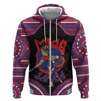 Personalised Samoa Mixed Martial Arts Hoodie Flying Knee Of Samoan - Polynesian Pride