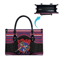 Samoa Mixed Martial Arts Leather Bag Flying Knee Of Samoan - Polynesian Pride