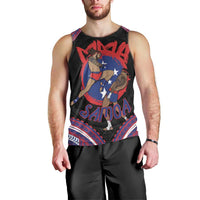 Personalised Samoa Mixed Martial Arts Men Tank Top Flying Knee Of Samoan - Polynesian Pride