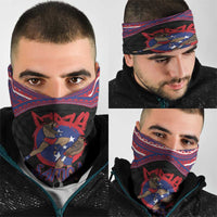 Samoa Mixed Martial Arts Neck Gaiter Flying Knee Of Samoan - Polynesian Pride