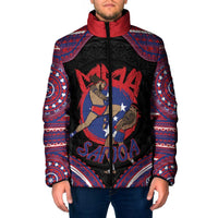 Personalised Samoa Mixed Martial Arts Padded Jacket Flying Knee Of Samoan - Polynesian Pride