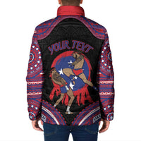 Personalised Samoa Mixed Martial Arts Padded Jacket Flying Knee Of Samoan - Polynesian Pride
