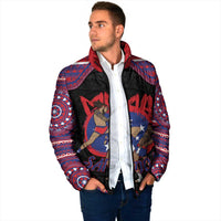 Personalised Samoa Mixed Martial Arts Padded Jacket Flying Knee Of Samoan - Polynesian Pride
