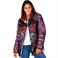 Personalised Samoa Mixed Martial Arts Padded Jacket Flying Knee Of Samoan - Polynesian Pride