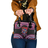 Samoa Mixed Martial Arts Shoulder Handbag Flying Knee Of Samoan - Polynesian Pride