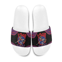 Samoa Mixed Martial Arts Slide Sandals Flying Knee Of Samoan - Polynesian Pride
