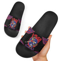 Samoa Mixed Martial Arts Slide Sandals Flying Knee Of Samoan - Polynesian Pride