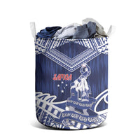 Samoa Rugby Laundry Basket Pacific Warrior Glory - Polynesian Pride