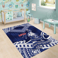 Samoa Rugby Area Rug Pacific Warrior Glory - Polynesian Pride