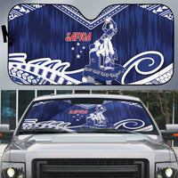 Samoa Rugby Auto Sun Shade Pacific Warrior Glory - Polynesian Pride