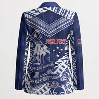 Personalised Samoa Rugby Blazer Pacific Warrior Glory - Polynesian Pride