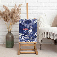 Samoa Rugby Canvas Wall Art Pacific Warrior Glory - Polynesian Pride