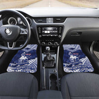 Personalised Samoa Rugby Car Mats Pacific Warrior Glory - Polynesian Pride