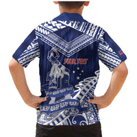 Personalised Samoa Rugby Family Matching Mermaid Dress and Hawaiian Shirt Pacific Warrior Glory - Polynesian Pride