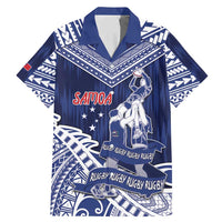 Personalised Samoa Rugby Family Matching Mermaid Dress and Hawaiian Shirt Pacific Warrior Glory - Polynesian Pride